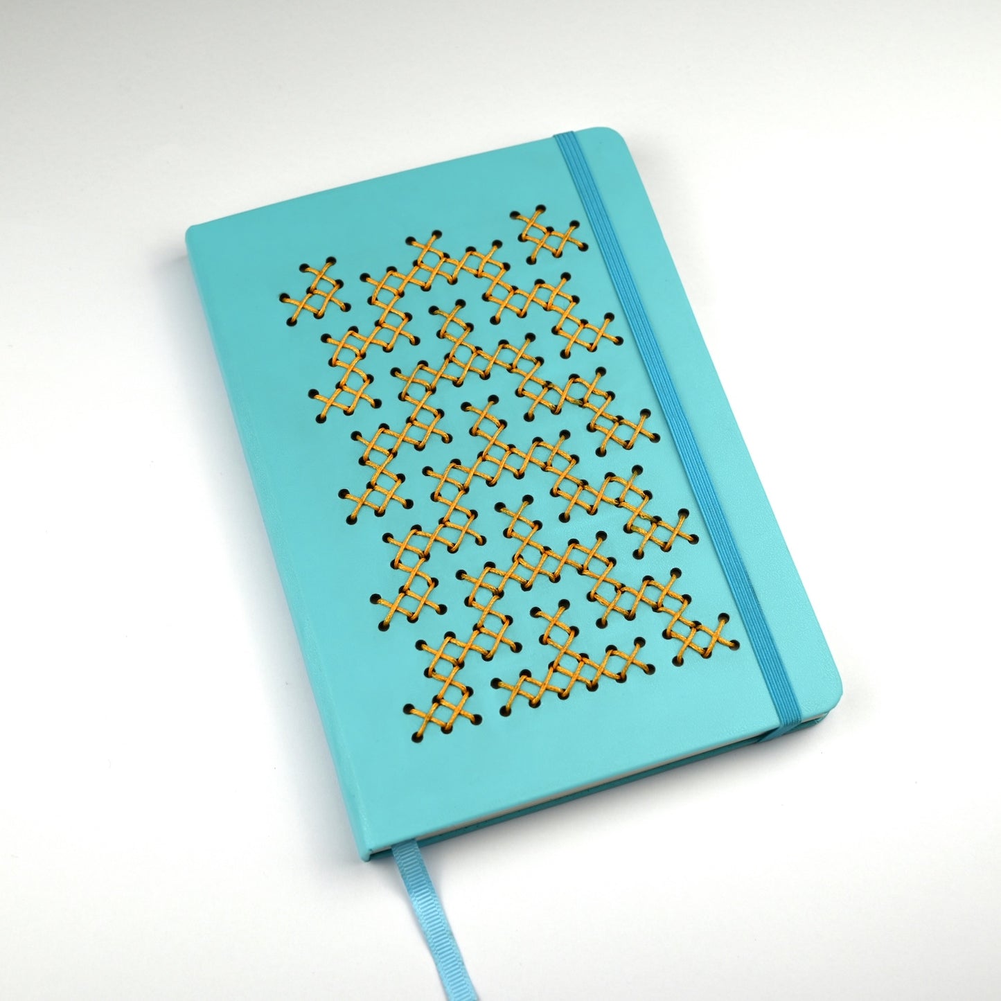 TUKUTUKU NOTEBOOK DIY Kit - Poutama pattern (Blue)