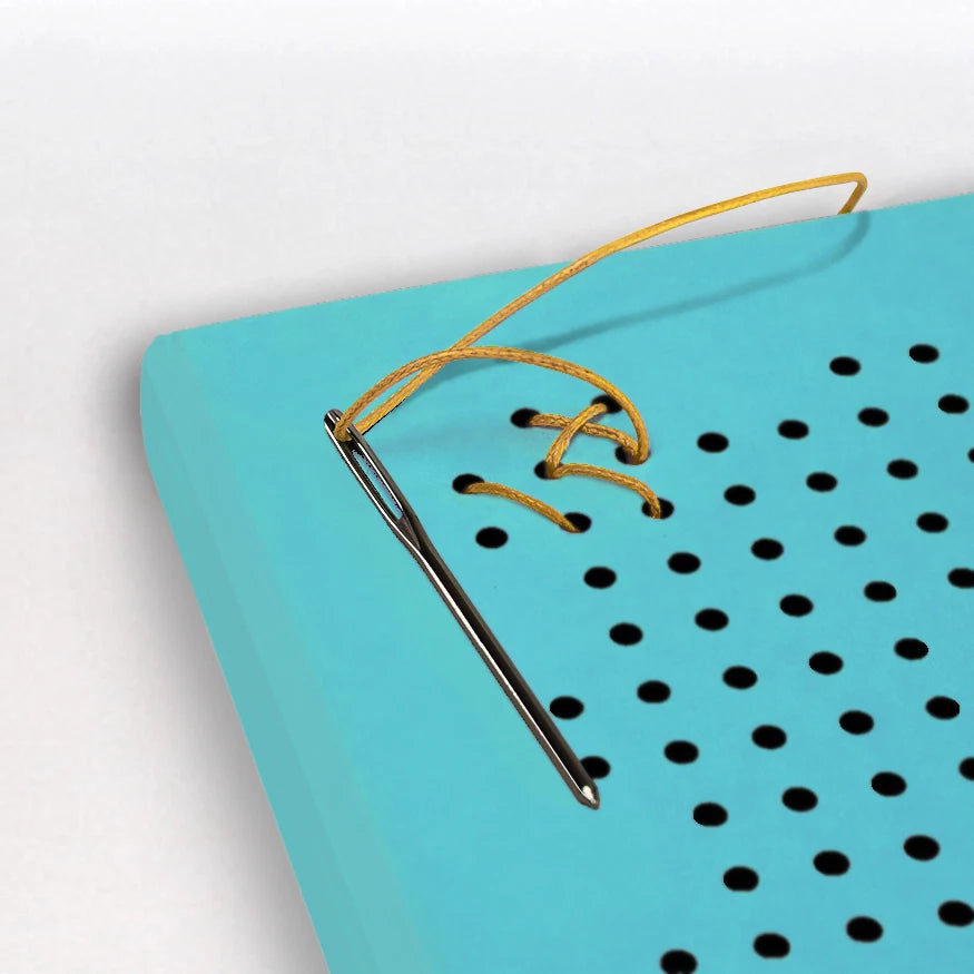 TUKUTUKU NOTEBOOK DIY Kit - Poutama pattern (Blue)