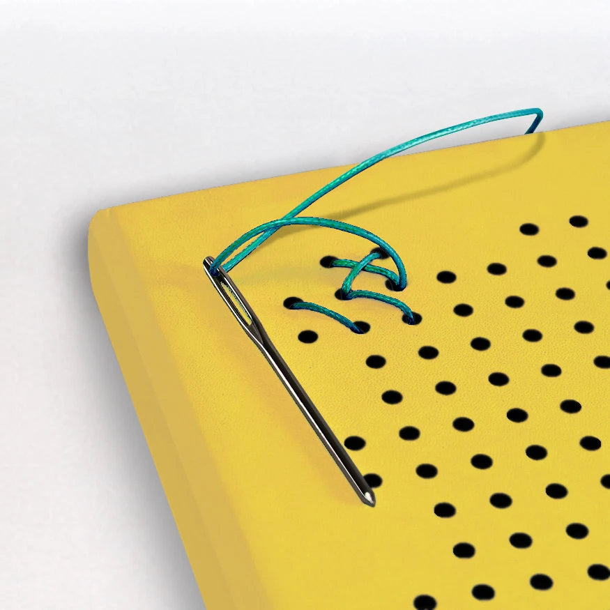 TUKUTUKU NOTEBOOK DIY Kit - Poutama pattern (Yellow)
